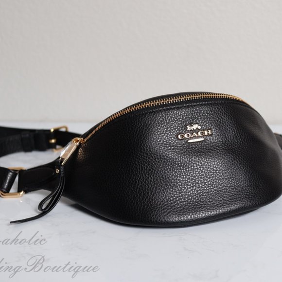 NWT Coach Pebble Leather Belt Bag Fanny Pack - Picture 3 of 10